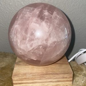 Rose Quartz 88mm sphere